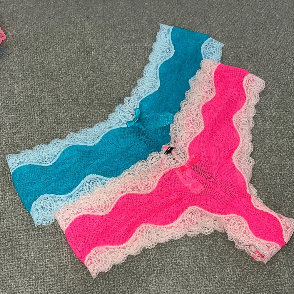 Victoria's Secret Lace Cheeky Panties Set